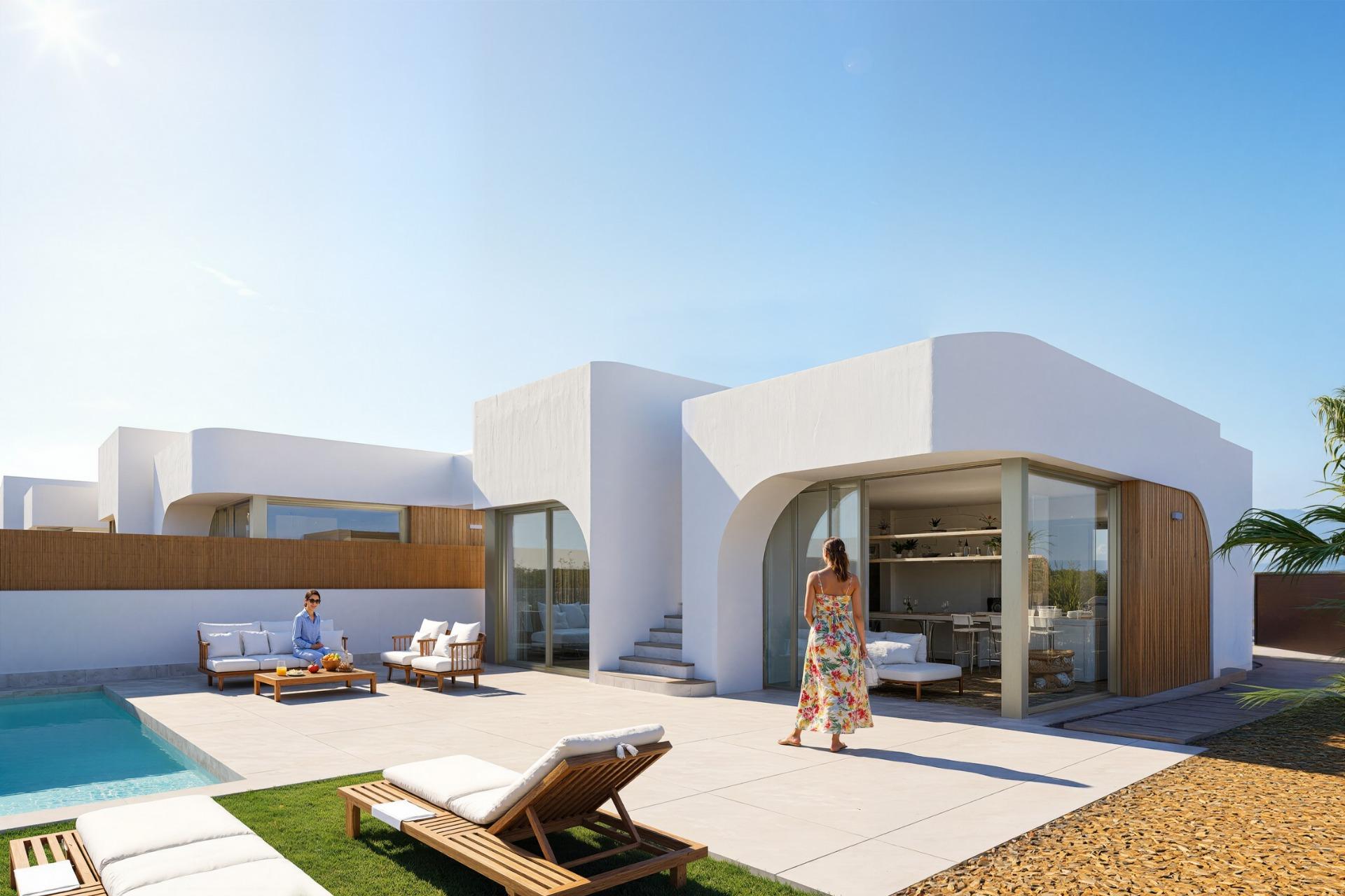 Complejo residencial de nueva construcción en Los Alcázares, en primera línea del campo de golf Serena