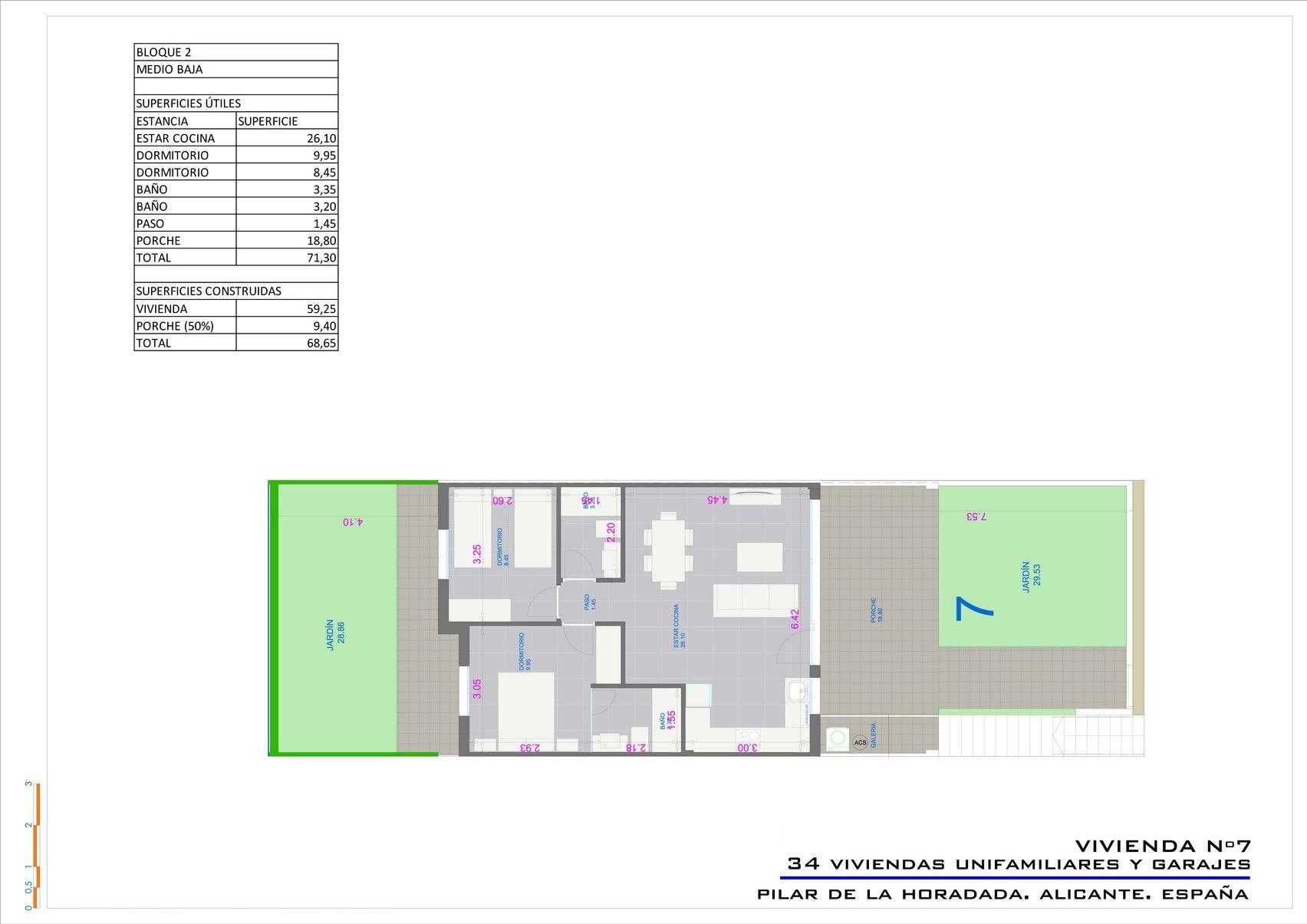 Casa en Venta en Pilar de La Horadada, Bungalows obra nueva en Costa Blanca Sur, Pilar de la Horadada. Jardín o solárium, a un paso de la playa. Vive el Mediterráneo. ¡Invierte en tu bienestar!