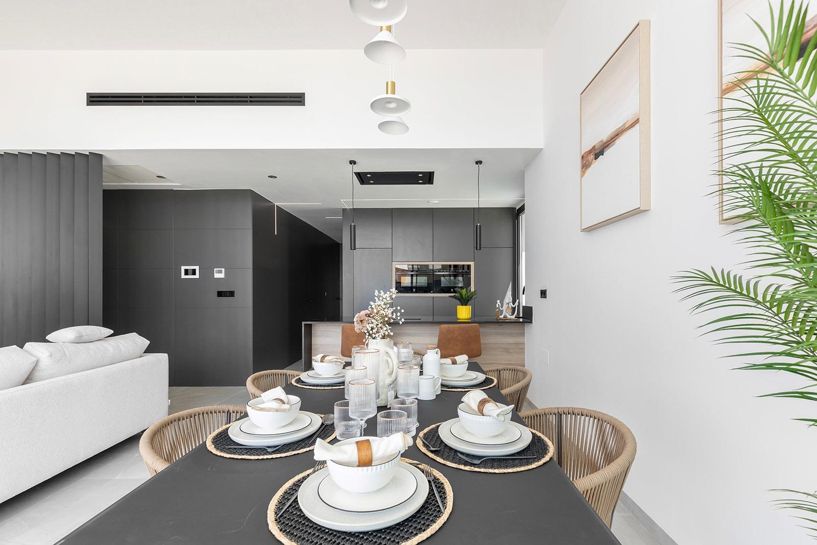 Villa en Venta en Torrevieja, Villa obra nueva en Torrevieja, Costa Blanca Sur. 3 hab, 2 baños, piscina privada. Vive el Mediterráneo con estilo y confort. ¡Tu hogar ideal!