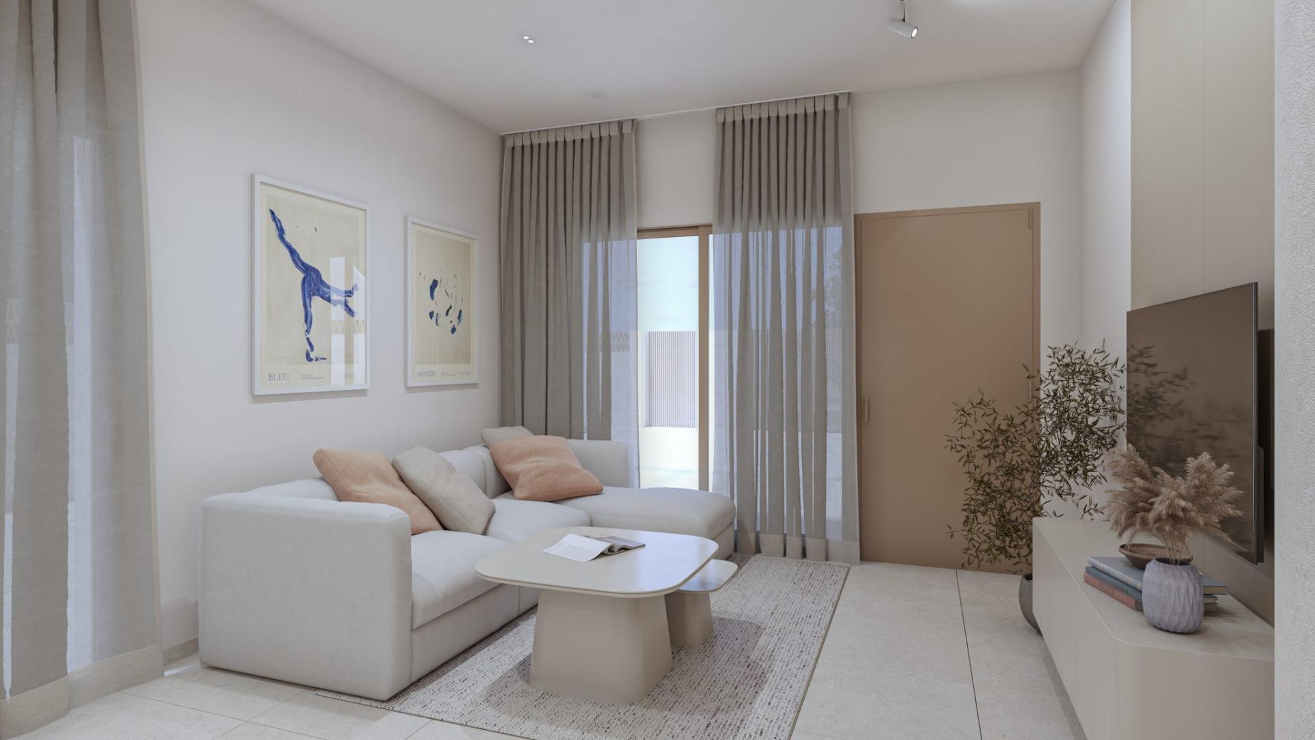 Bungalows de Lujo con Piscina Privada, Exclusivos bungalows obra nueva en Pilar de la Horadada, Costa Blanca Sur. Piscina privada, 2 dorm, 2 baños. A 3.5km de playas. ¡Vive el Mediterráneo!