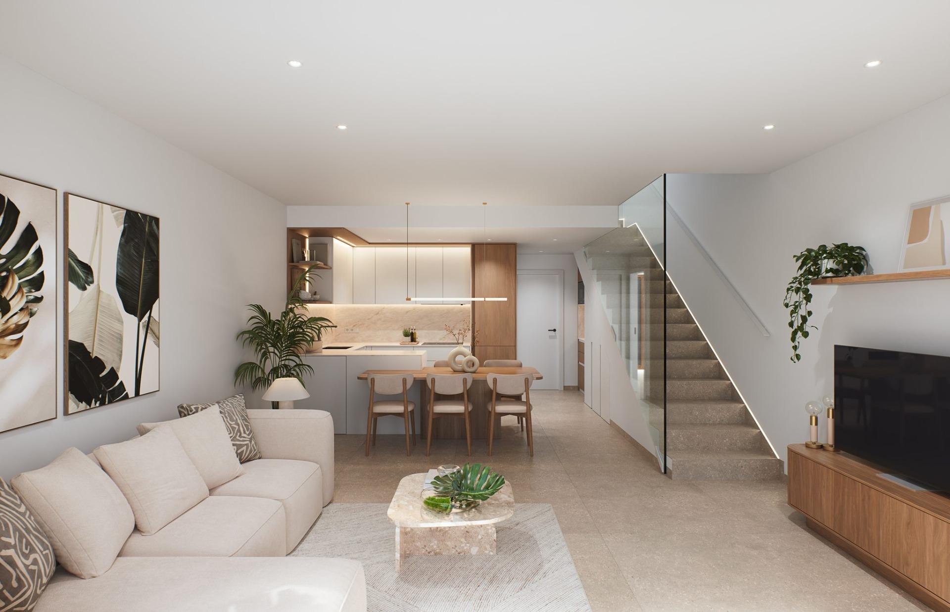 Tu Adosado de Lujo con Piscina en la Costa Cálida, Descubre 8 adosados de diseño contemporáneo en San Pedro del Pinatar, Murcia. Con 3 dormitorios, piscina privada, solárium y a minutos de la playa. ¡Tu sueño en