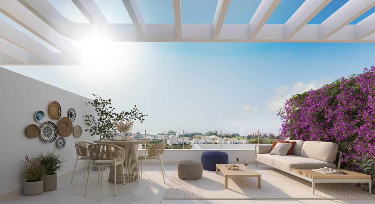 Exclusivo Oasis Tropical en La Cala de Mijas, Descubre lujo en La Cala de Mijas, Málaga. Apartamento exclusivo de 3 hab. con piscina, gimnasio y jardines. Vive el estilo de vida mediterráneo en Costa del So