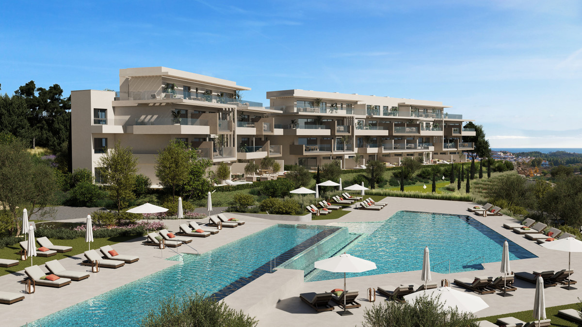 Mijas Costa: Lujo, Vistas y Bienestar Mediterráneo, Descubre apartamentos exclusivos de 2 dormitorios en Mijas Costa, Costa del Sol. Vistas al mar, piscinas, spa, golf y naturaleza. Tu oasis mediterráneo desde 39
