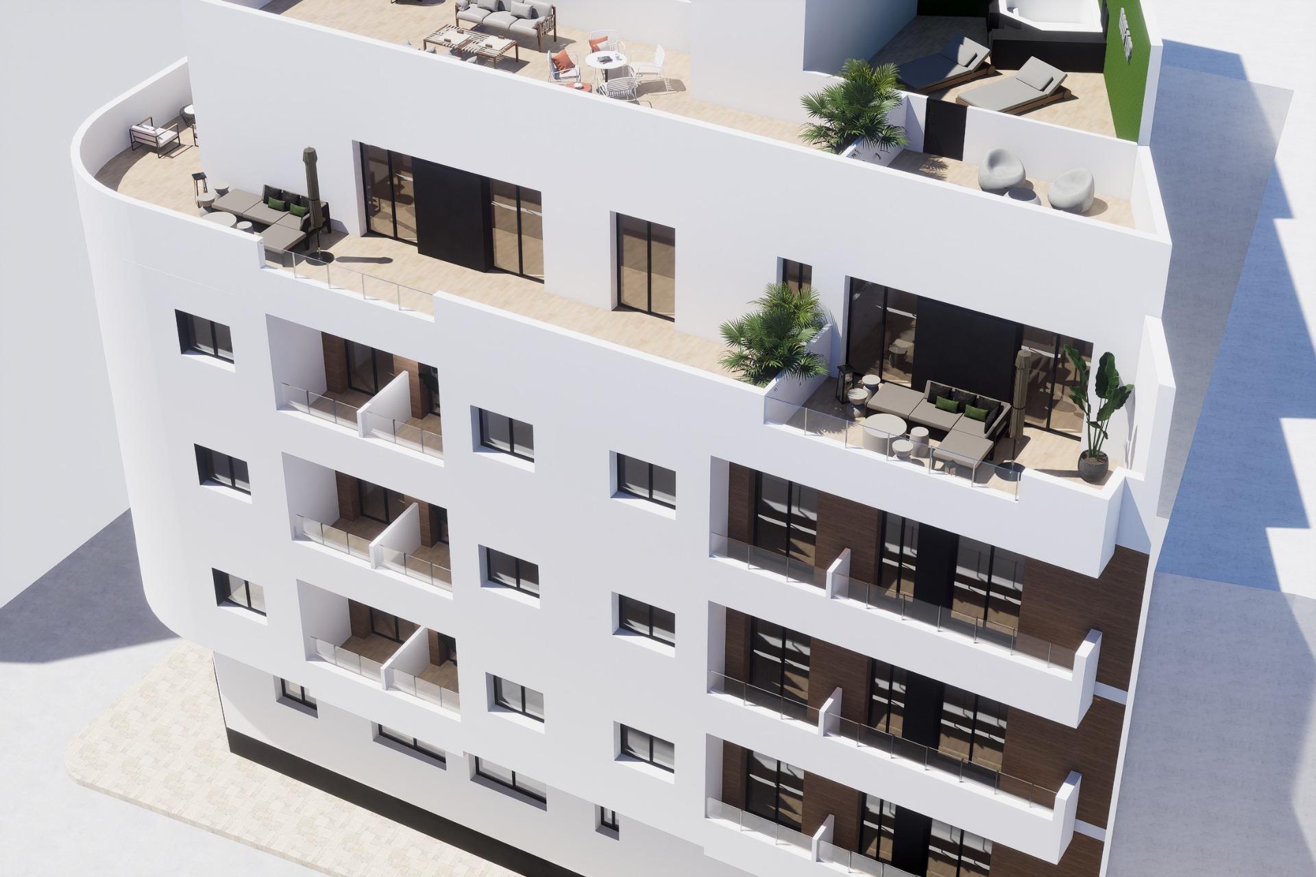 Ático Exclusivo en Torrevieja: Sol y Mar a 800m, Ático de obra nueva en Torrevieja, a 800m de Playa del Cura. 2 hab, terraza y solárium privado. Disfruta del sol, servicios y vida mediterránea. ¡Inversión!