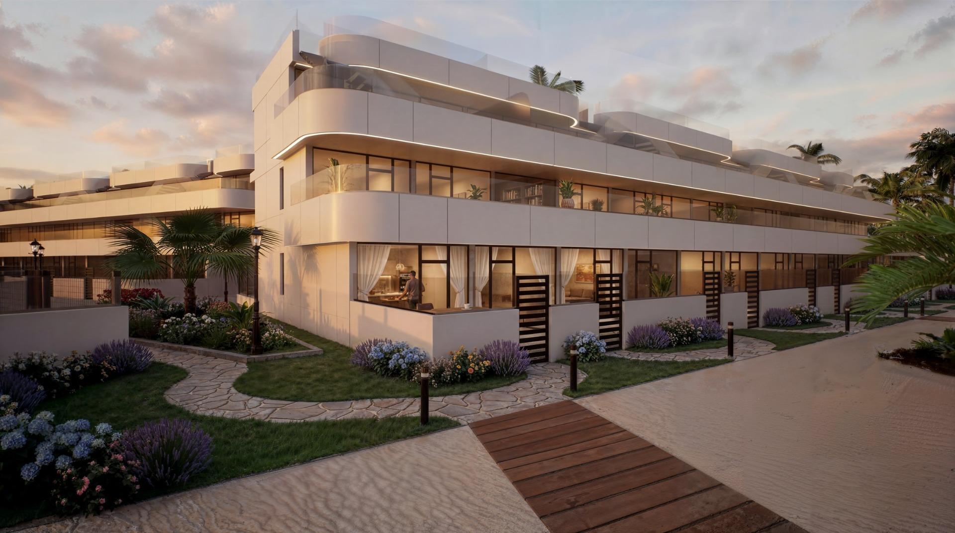 Vera Playa: Lujo Costero con Playa Privada, Apartamento de lujo en Vera Playa, Almería. Disfrute de vida costera en primera línea con acceso directo al mar. 1 hab, 1 baño por 170.000€. Terrazas, vistas al