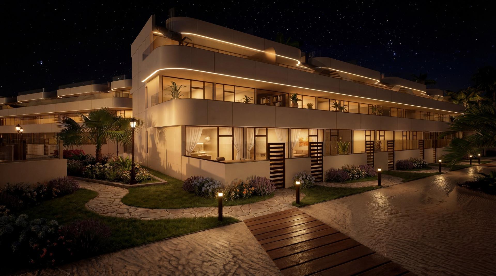 Vera Playa: Lujo Costero con Playa Privada, Apartamento de lujo en Vera Playa, Almería. Disfrute de vida costera en primera línea con acceso directo al mar. 1 hab, 1 baño por 170.000€. Terrazas, vistas al