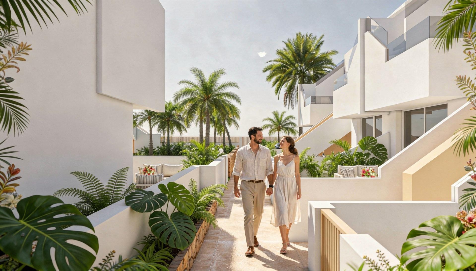 Pilar de la Horadada: Lujo Costero a Estrenar, Bungalows de obra nueva en Pilar de la Horadada, Costa Blanca Sur. Lujo a 3km de playas, con terraza o solárium privado. Acabados premium. ¡Tu vida mediterránea