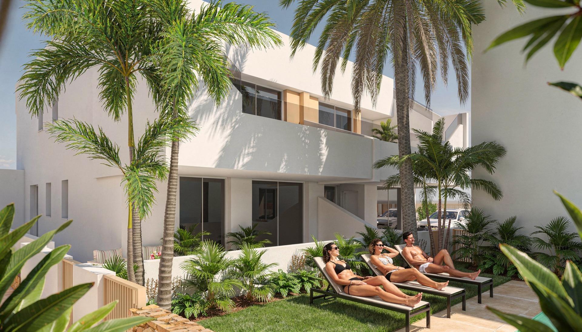Estrena Lujo Mediterráneo en Pilar de la Horadada, Descubre 16 exclusivos bungalows de obra nueva en Pilar de la Horadada, Costa Blanca. Con solárium o jardín, a 3km de playas. Lujo y confort mediterráneo.