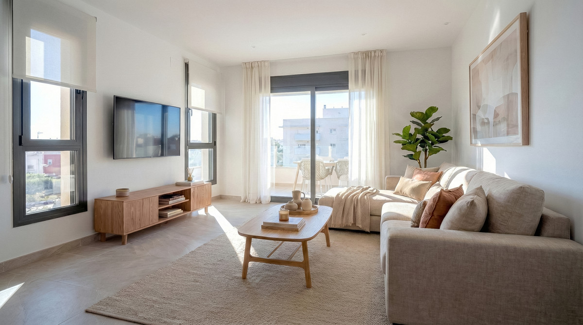 Benijófar: Lujo y Confort en la Costa Blanca, Apartamentos de lujo en Benijófar, Costa Blanca. Disfruta de la tranquilidad, playas y golf. Viviendas de 1-3 dormitorios con terraza, piscina y parking. ¡Tu ho