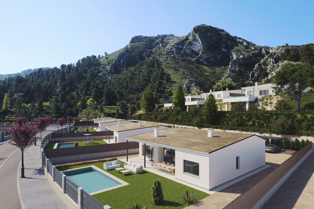 Villa de Lujo en Penàguila: Vistas y Naturaleza, Descubre tu oasis en Penàguila, Alicante. Villas de ensueño en Sierra de Aitana con vistas panorámicas. Parcelas exclusivas desde 800m². Cerca de Alicante y pla