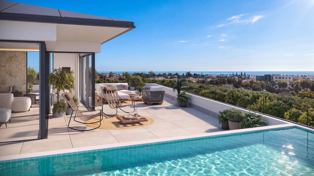 Marbella West: Lujo, Bienestar e Inversión Segura, Descubre un apartamento de lujo 3 hab en Marbella West, San Pedro. Inversión premium en Costa del Sol con piscinas, spa y gimnasio. Cerca de playas y golf. ¡Tu