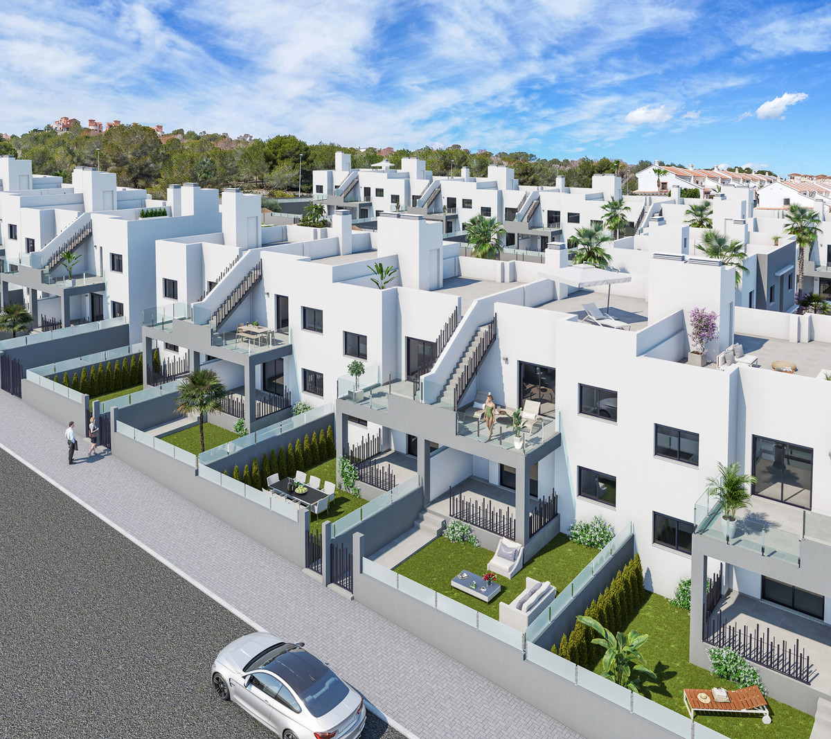San Miguel de Salinas: Tu Villa con Vistas y Golf, Hogar en San Miguel de Salinas, Costa Blanca. Residencial exclusivo entre golf y playas. Modernas viviendas desde 251.900€ con jardín o solárium y vistas. Pisci