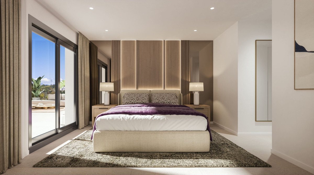 Estepona Golf: Tu Oasis de Lujo y Naturaleza, Apartamento de 3 dorm. en Estepona, Málaga, junto a campo de golf. Disfruta de vistas panorámicas, piscina, gimnasio y un estilo de vida mediterráneo exclusivo