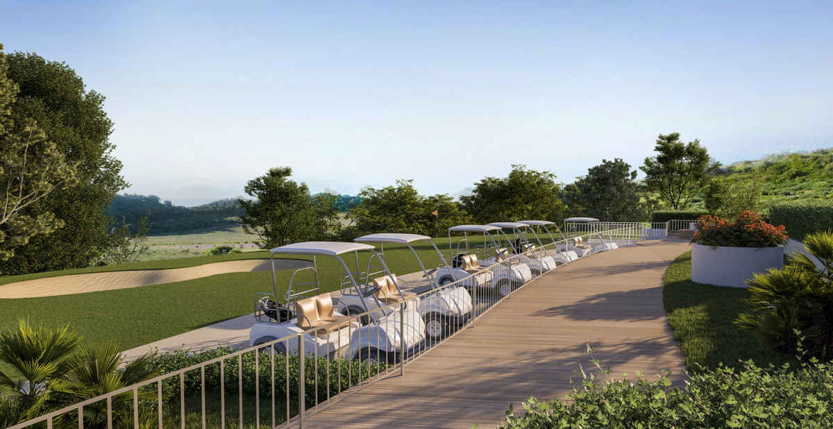 Estepona Golf: Tu Oasis de Lujo y Naturaleza, Apartamento de 3 dorm. en Estepona, Málaga, junto a campo de golf. Disfruta de vistas panorámicas, piscina, gimnasio y un estilo de vida mediterráneo exclusivo
