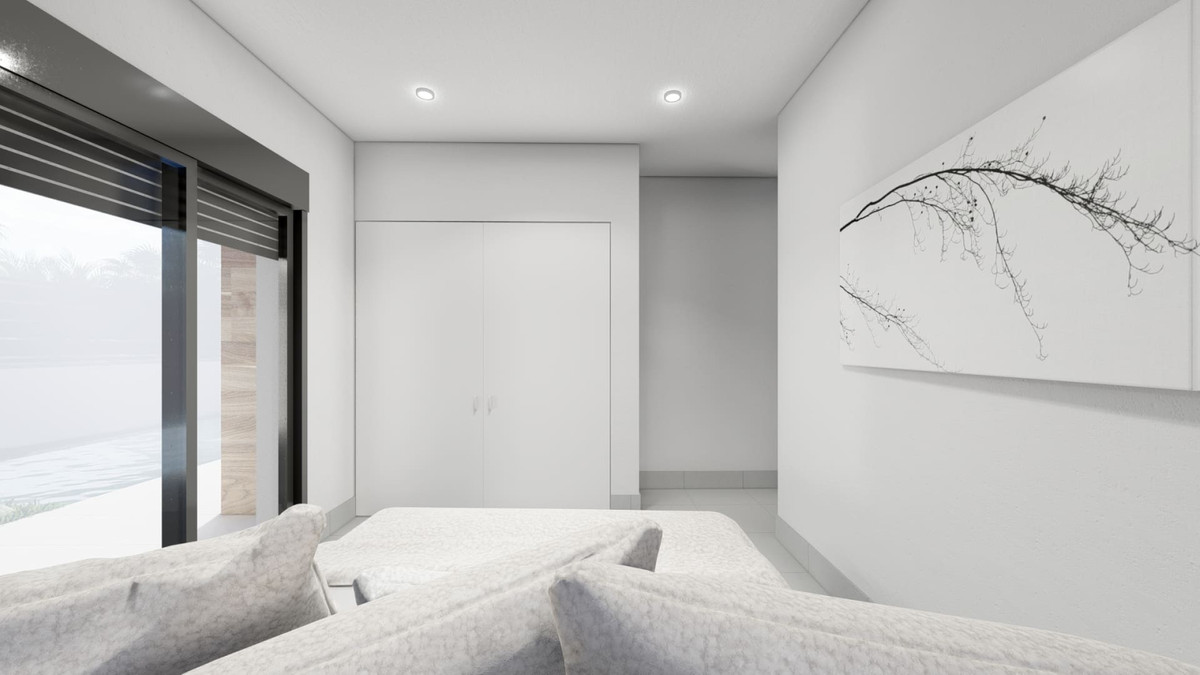 Villa de Lujo en Roldán: Sol, Golf y Privacidad, Villas de lujo de una planta en Roldán, Murcia. 4 dormitorios, 3 baños, piscina privada y solárium en complejo cerrado. ¡Vive el Mediterráneo!