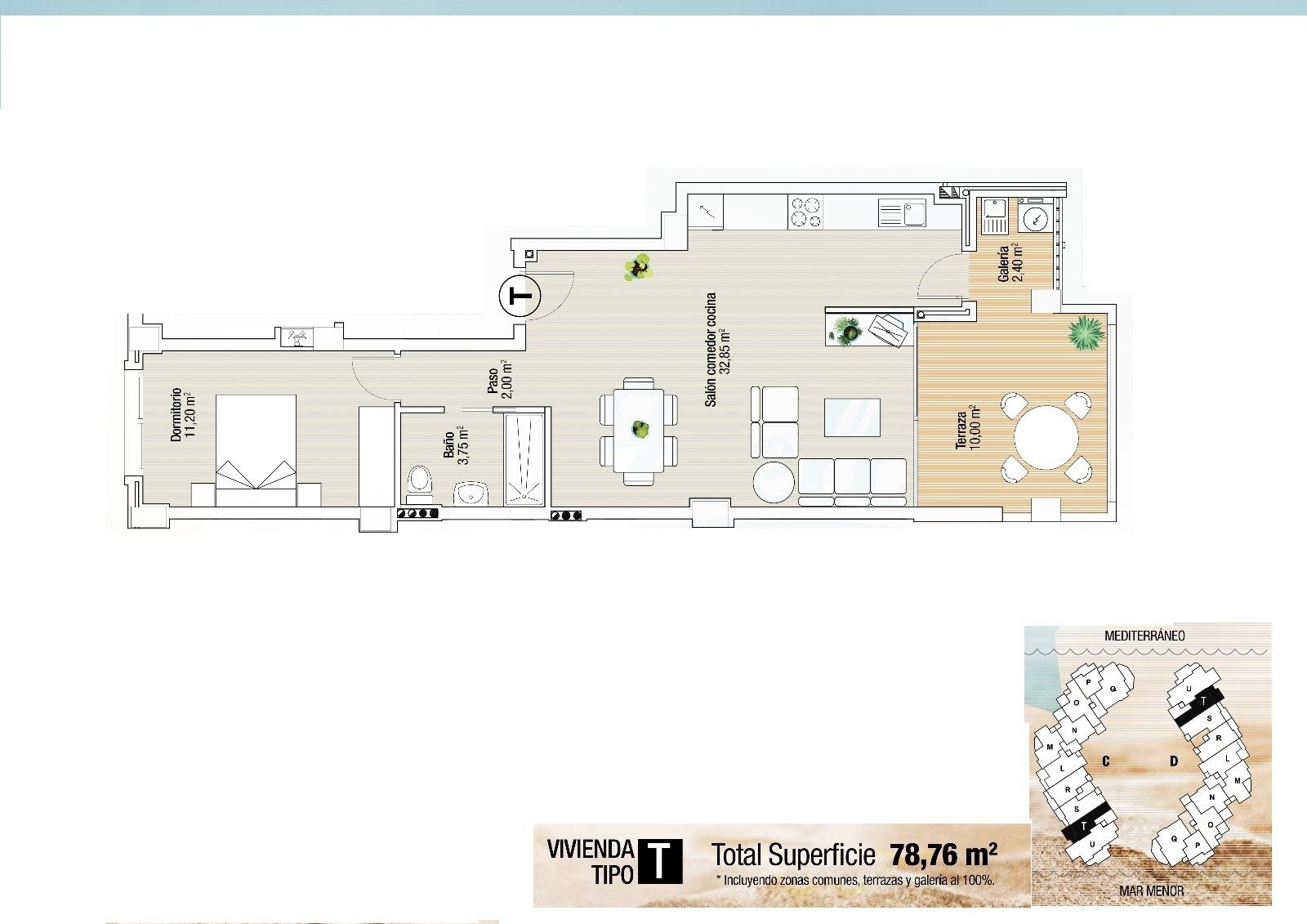 Apartamento en Venta en La Manga del Mar Menor