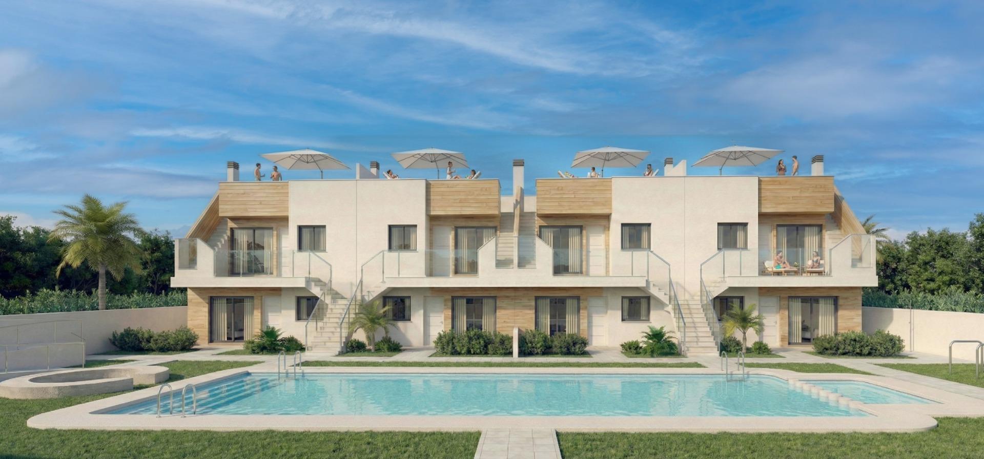 Modernos apartamentos y áticos con solárium en San Javier, cerca del Mar Menor