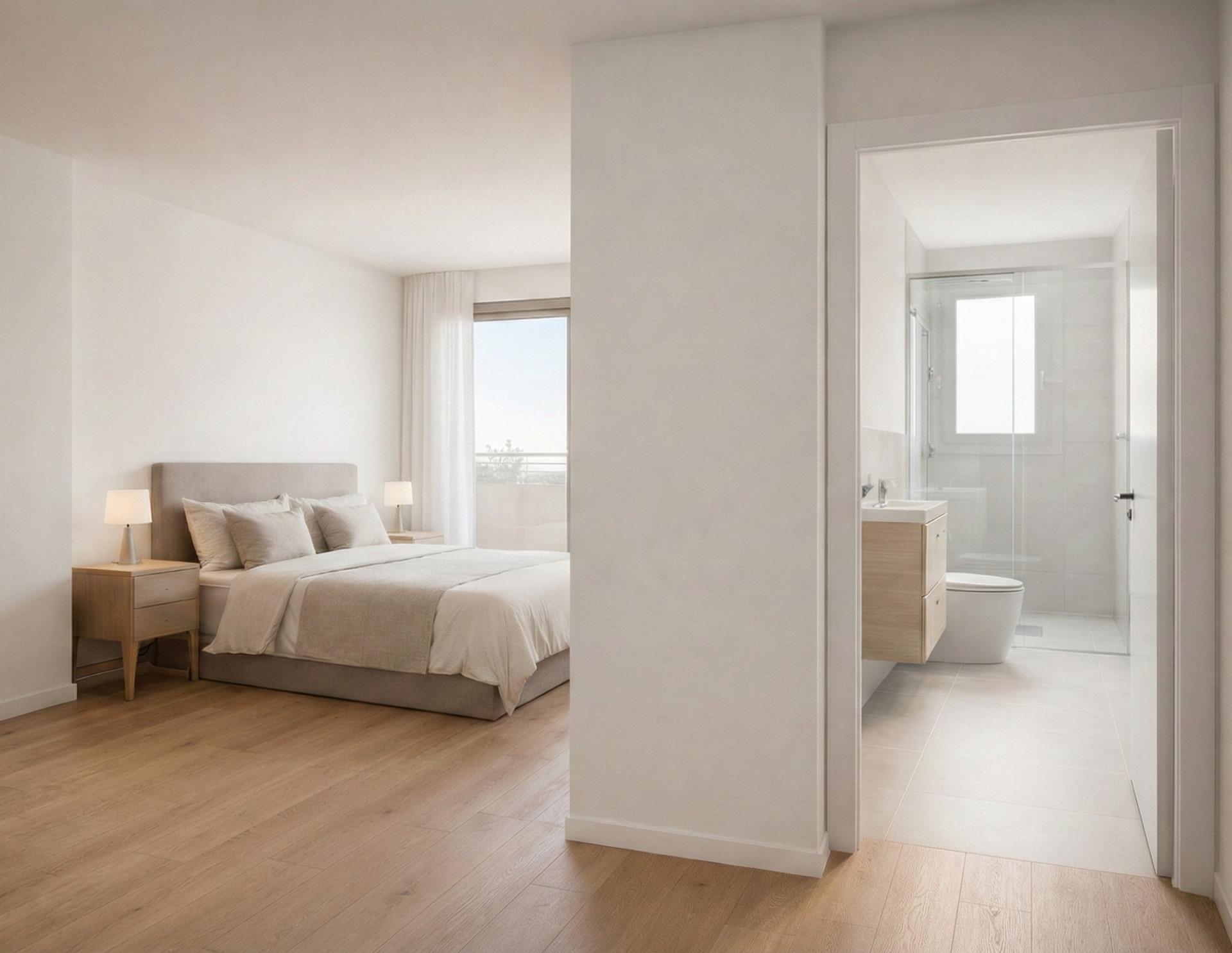 Modernos apartamentos y áticos con solárium en San Javier, cerca del Mar Menor