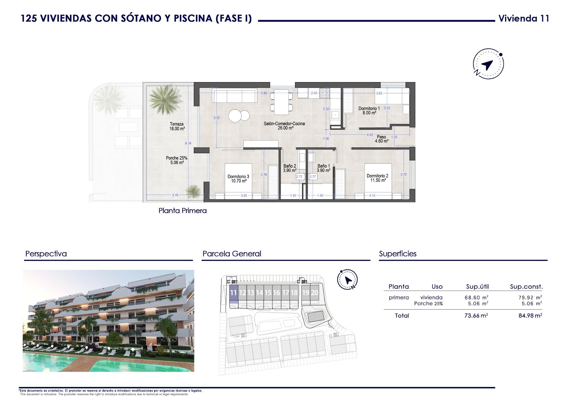 Apartamento en Venta en San Javier