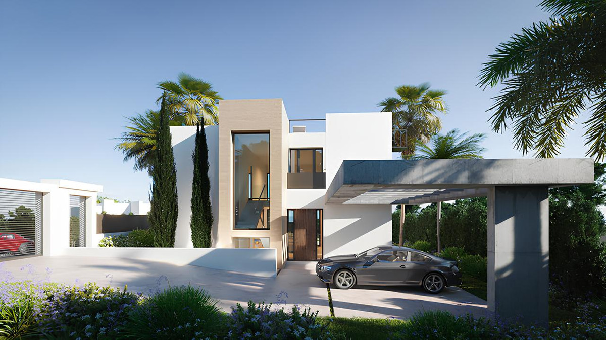 Villa de lujo en Mijas: vistas al mar y a la montaña.