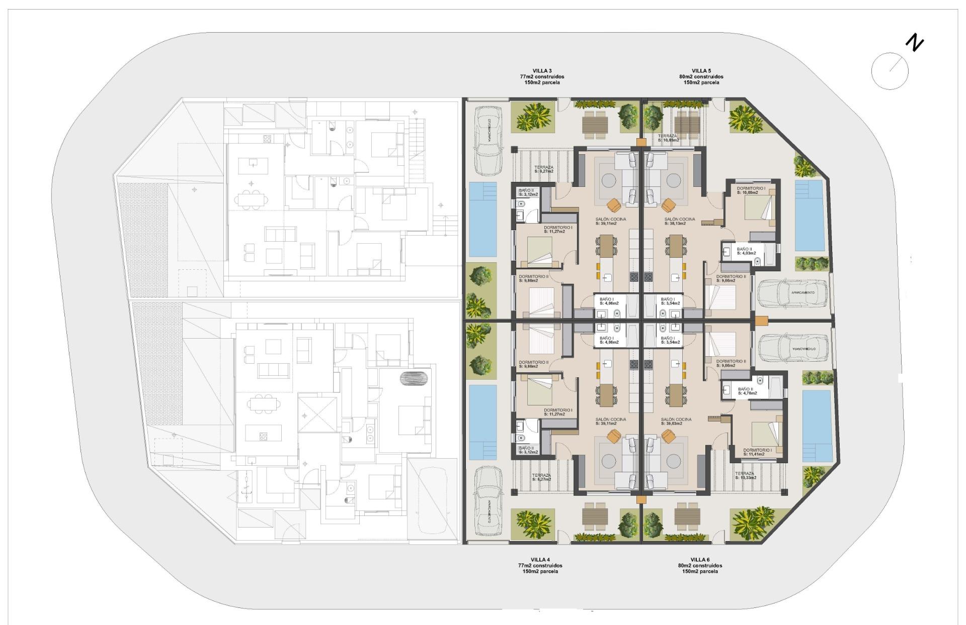 Villas de nueva construcción en El Alba Mediterranean Resort, en Torre Pacheco