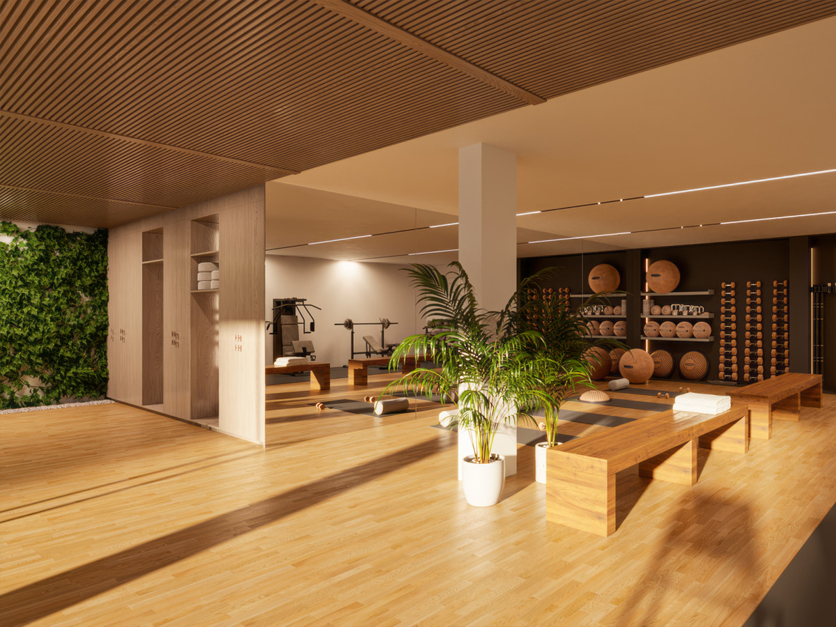 propiedad, Apartamentos de lujo en Los Pacos, Fuengirola. Diseño vanguardista, 3 dorm, a 900m del mar. Piscina, gimnasio. ¡Vive el Mediterráneo!