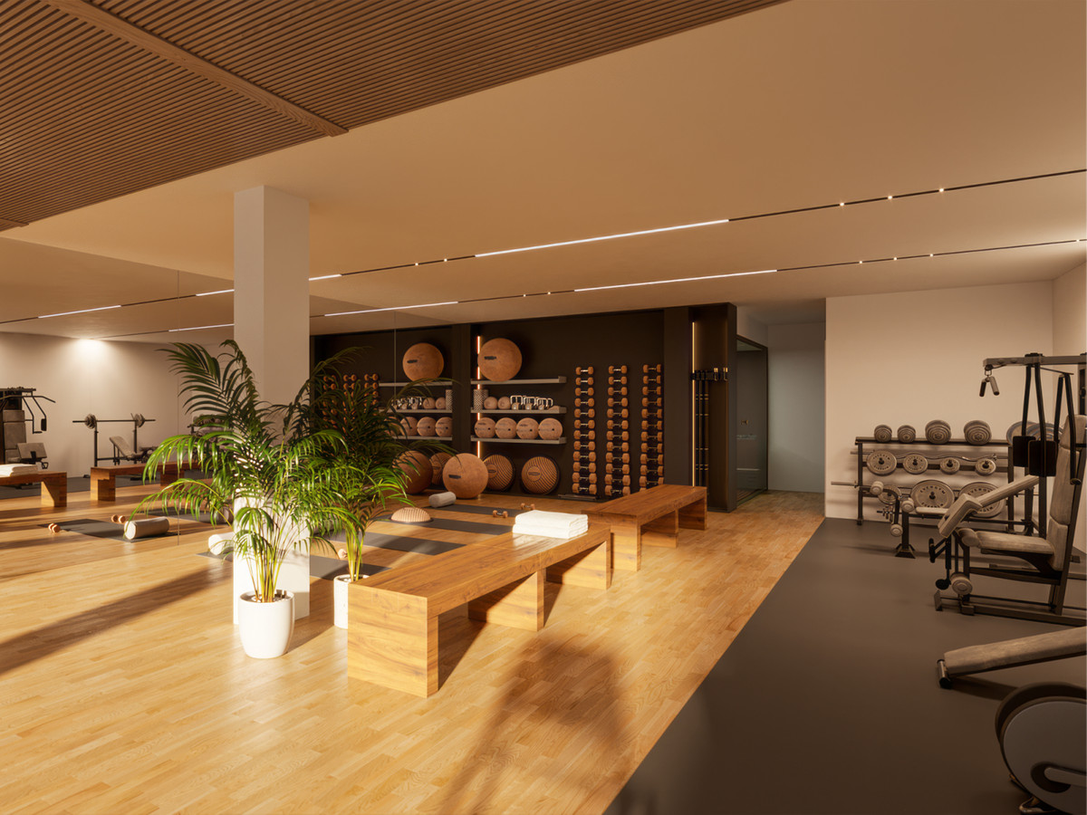 propiedad, Apartamentos de lujo en Los Pacos, Fuengirola. Diseño vanguardista, 3 dorm, a 900m del mar. Piscina, gimnasio. ¡Vive el Mediterráneo!