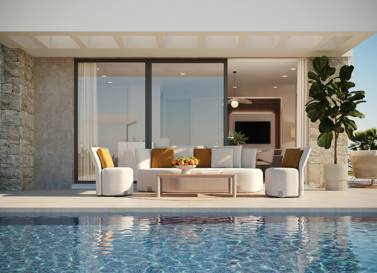 Villa de lujo en Finestrat: Vistas al mar, Descubre Villa Aura en Finestrat, Alicante. Lujo moderno, 213m², 3 hab, vistas al mar. ¡Tu oasis mediterráneo te espera!