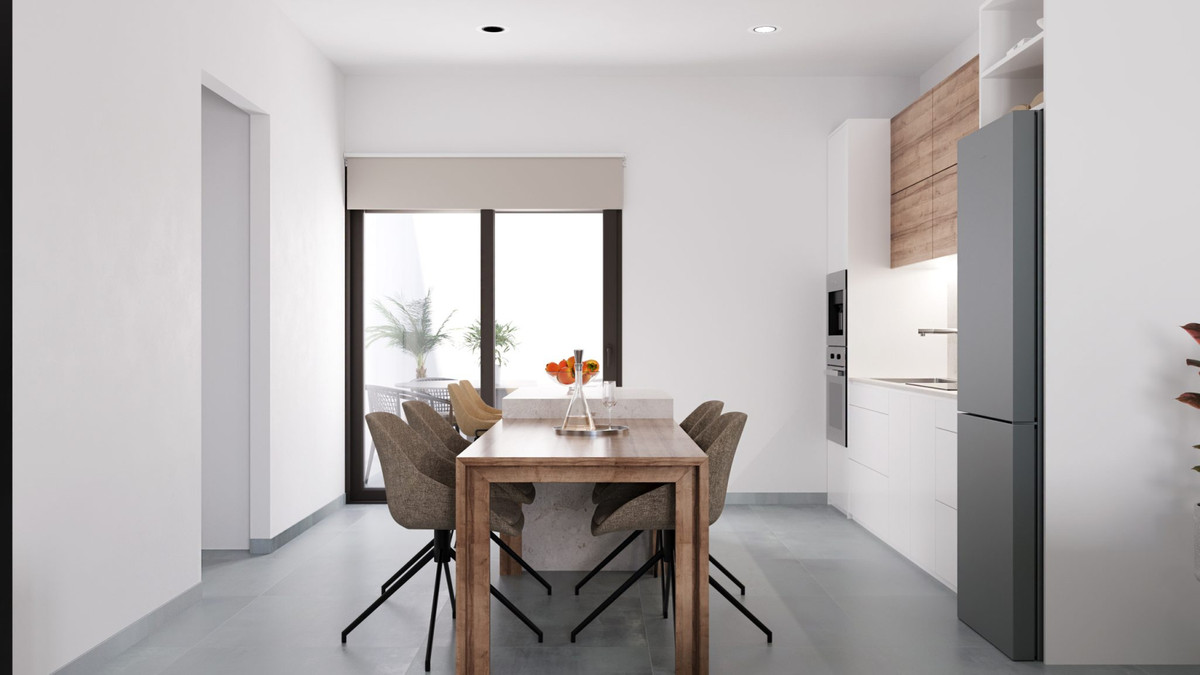 Villa de lujo en Murcia: ¡Su oasis le espera!, Villas adosadas en Roldán, Murcia. 2 hab, 2 baños, piscina privada, solárium. ¡Listo para vivir! Cerca de playas y golf.