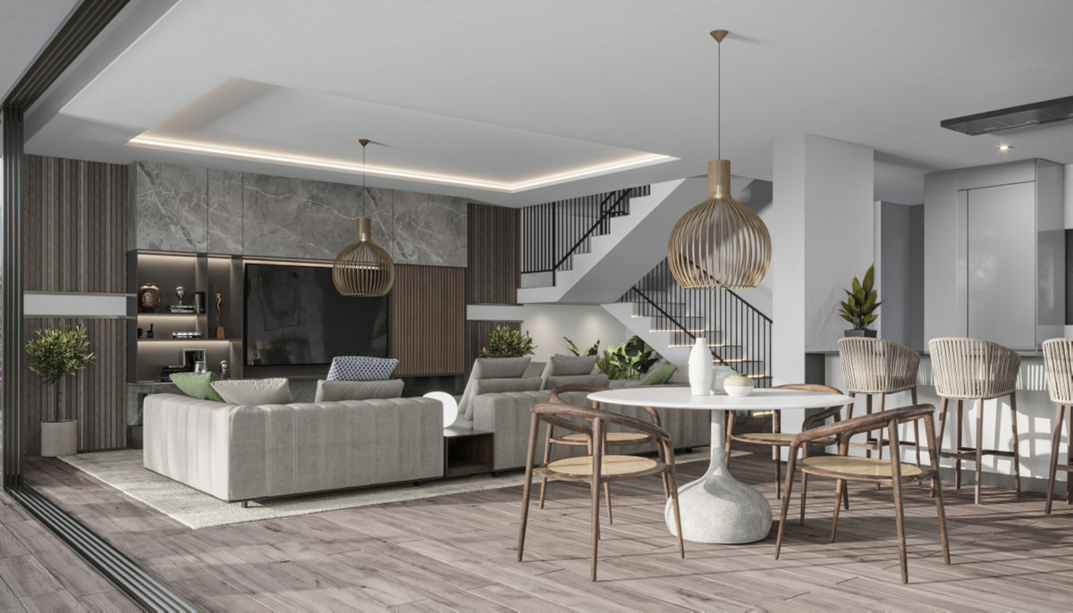 Villa de lujo en la Nueva Milla de Oro, Lujosa villa en New Golden Mile, Estepona/Marbella. 4 hab, 4 baños, 485m². Vistas al mar, golf. Exclusividad y conveniencia. 2.695.000€.
