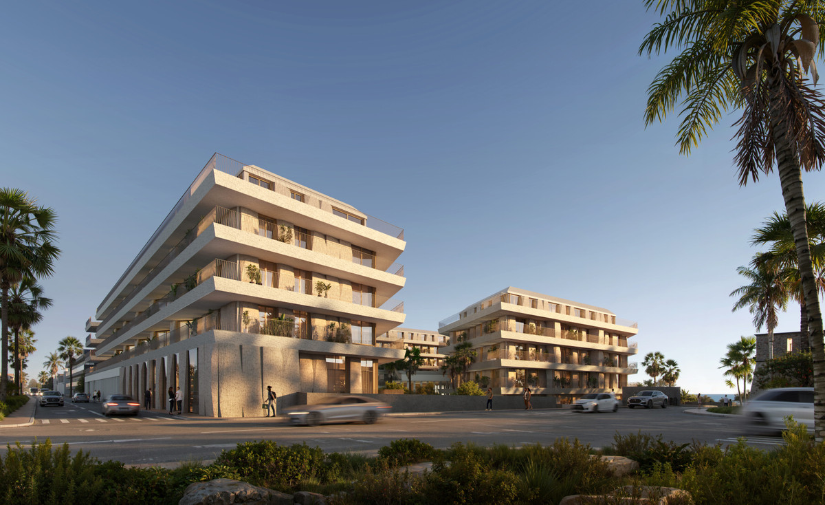 propiedad, Exclusivos apartamentos en primera línea de playa en Manilva, Málaga. Vistas al Mediterráneo, junto al Castillo de la Duquesa. Obra nueva de lujo.
