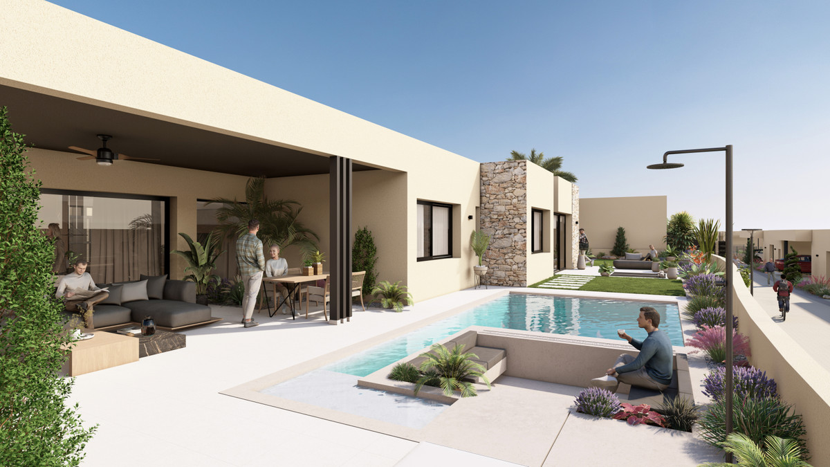 Villa de lujo en Murcia: Naturaleza y confort., Villas de lujo en Murcia. 90 villas exclusivas con jardín y piscina privada. Vive el sol y la tranquilidad. Inversión en calidad de vida.