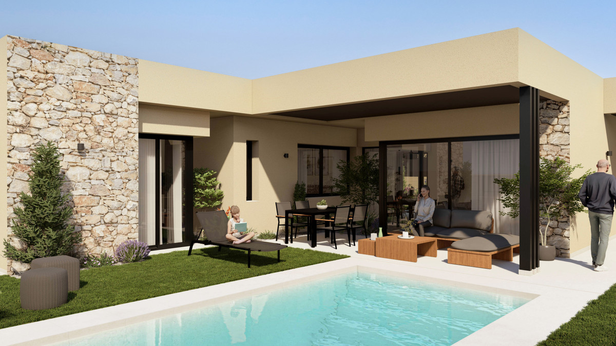 Villa de lujo en Murcia: Naturaleza y confort., Villas de lujo en Murcia. 90 villas exclusivas con jardín y piscina privada. Vive el sol y la tranquilidad. Inversión en calidad de vida.