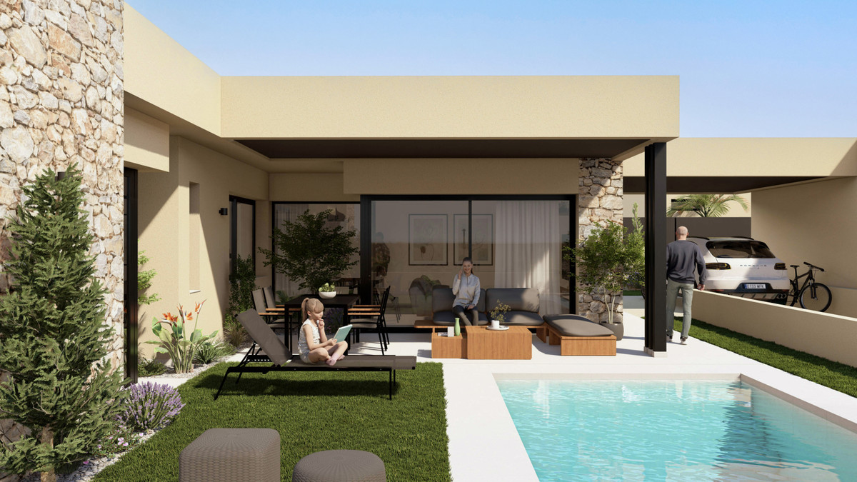 Villa de lujo en Murcia: Naturaleza y confort., Villas de lujo en Murcia. 90 villas exclusivas con jardín y piscina privada. Vive el sol y la tranquilidad. Inversión en calidad de vida.