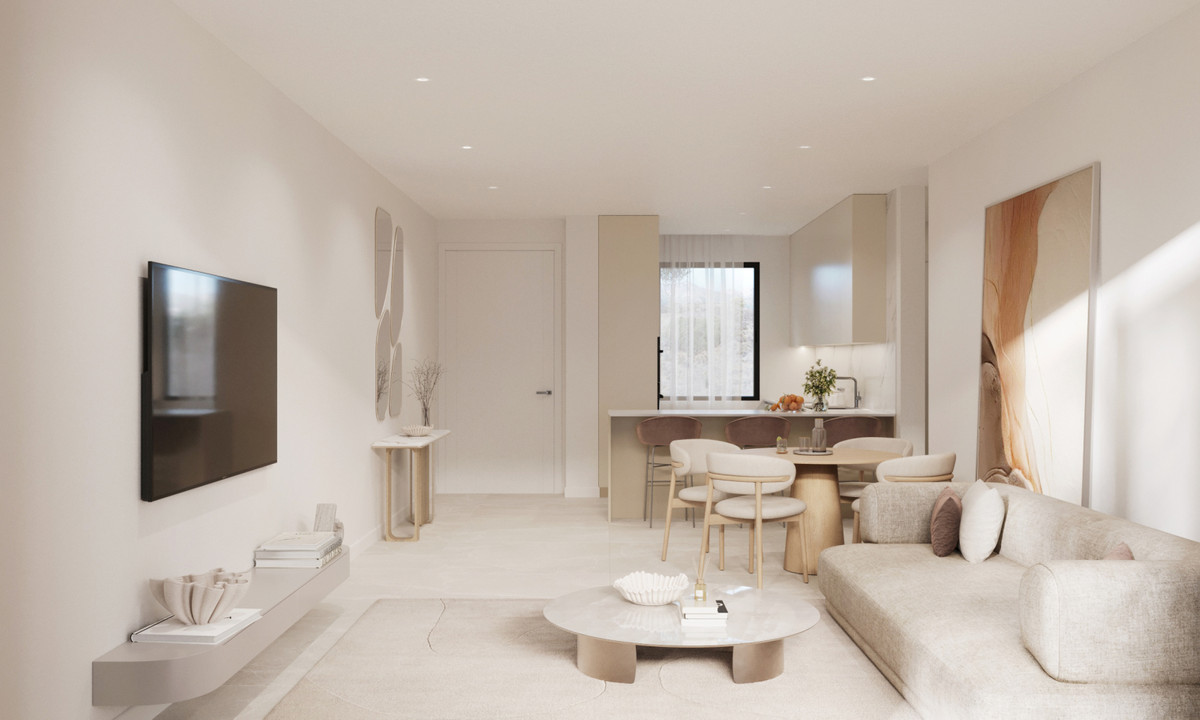 Lujo mediterráneo: vistas al mar y al campo de golf en Estepona, Apartamentos de ensueño en Estepona. Vistas al mar, golf y montaña. Zonas comunes, piscina. Cerca de servicios y centro histórico. ¡Oportunidad única!
