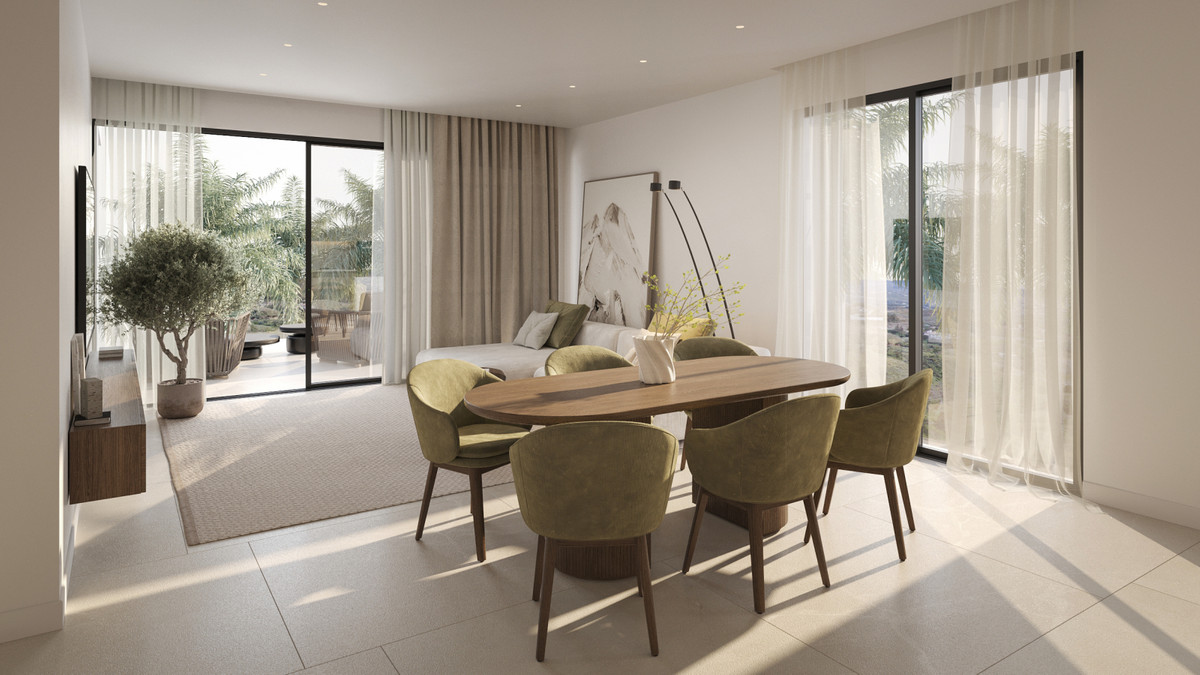 Lujo mediterráneo: vistas al mar y al campo de golf en Estepona, Apartamentos de ensueño en Estepona. Vistas al mar, golf y montaña. Zonas comunes, piscina. Cerca de servicios y centro histórico. ¡Oportunidad única!