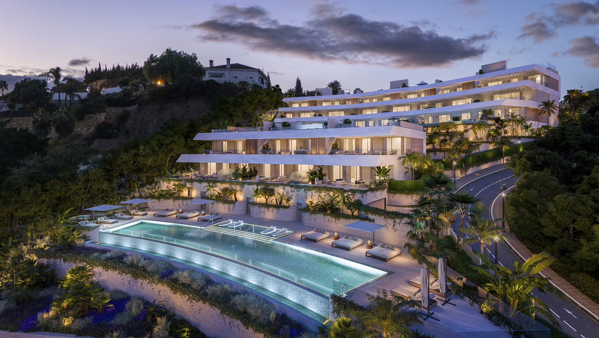 Lujo mediterráneo en Benahavís: vistas y exclusividad., Lujo en Benahavís: 21 residencias exclusivas con vistas al mar. Diseño contemporáneo, alta eficiencia y amenities premium. Inversión única.