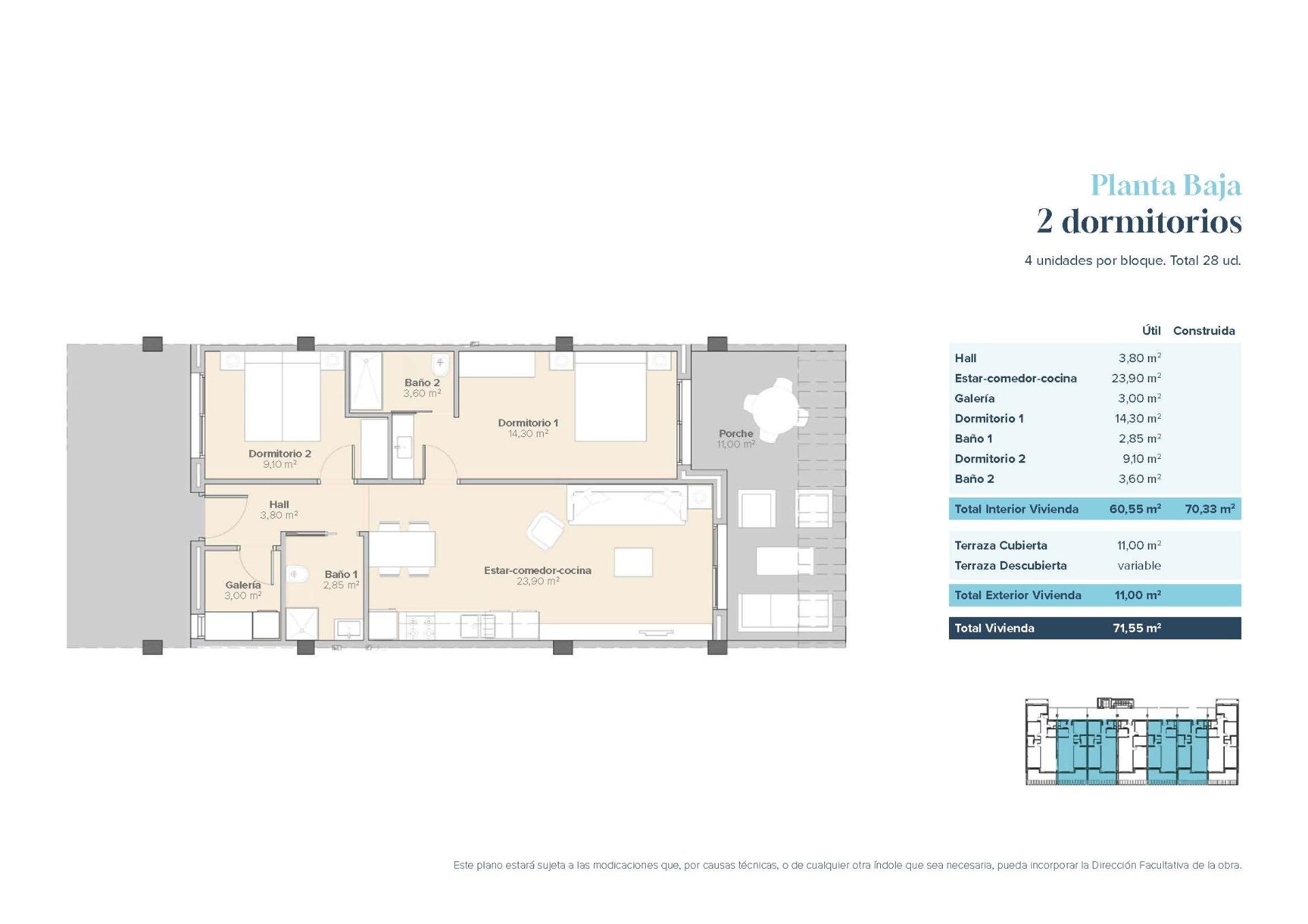 Apartamento en Venta en Vera, Apartamentos obra nueva Vera Playa. Vive el Mediterráneo a un paso de la playa. 2 hab, 2 baños. Inversión 218.000€. ¡Tu paraíso andaluz!