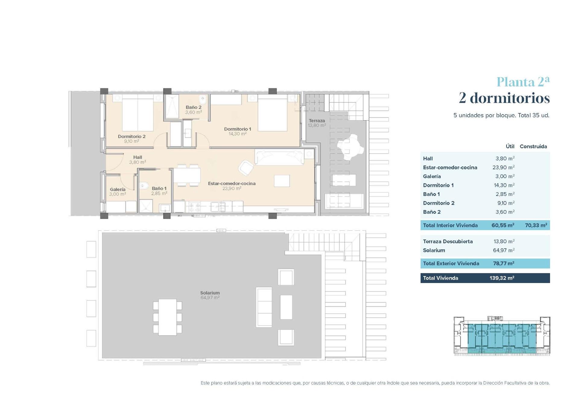Ático en Venta en Vera, Ático obra nueva en Vera Playa, Costa de Almería. 2 hab, 2 baños. Estilo mediterráneo, alta calidad. Cerca de playas. Inversión ideal. 264.000€.