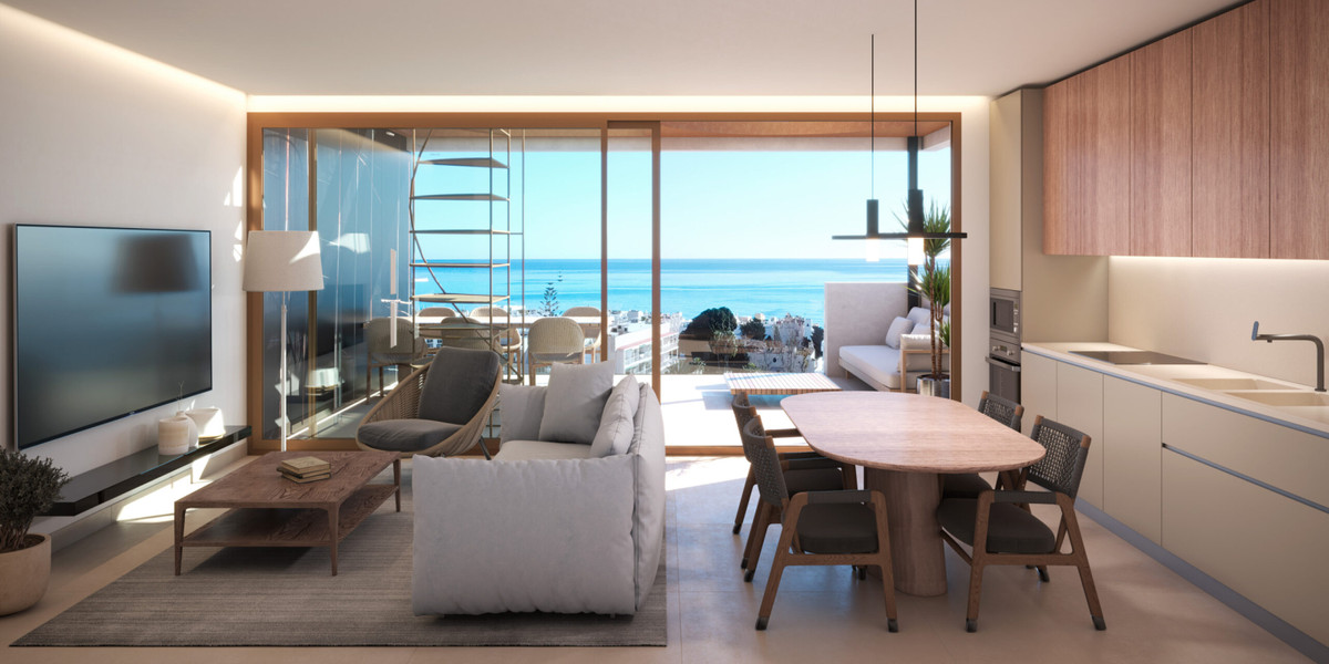 Lujo mediterráneo: Su hogar en Montemar, Torremolinos, Apartamento 1 dorm en Montemar, Torremolinos. A 200m de La Carihuela. Estilo mediterráneo, piscina opcional. Cerca de Puerto Marina y Málaga.