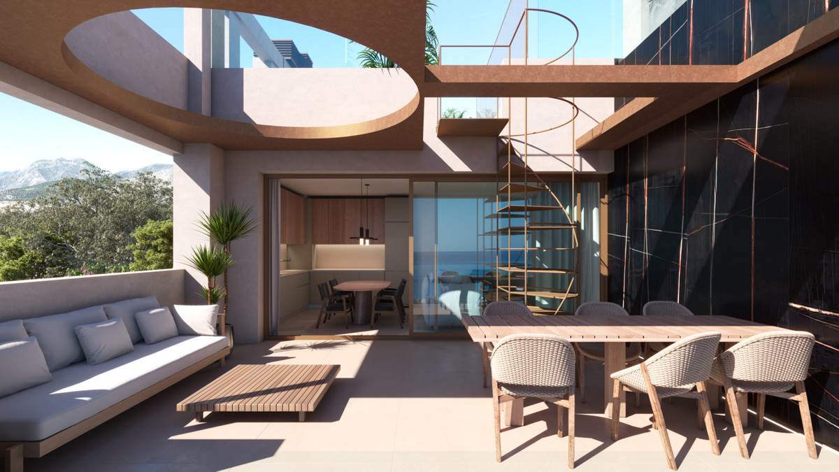 Lujo mediterráneo: Su hogar en Montemar, Torremolinos, Apartamento 1 dorm en Montemar, Torremolinos. A 200m de La Carihuela. Estilo mediterráneo, piscina opcional. Cerca de Puerto Marina y Málaga.