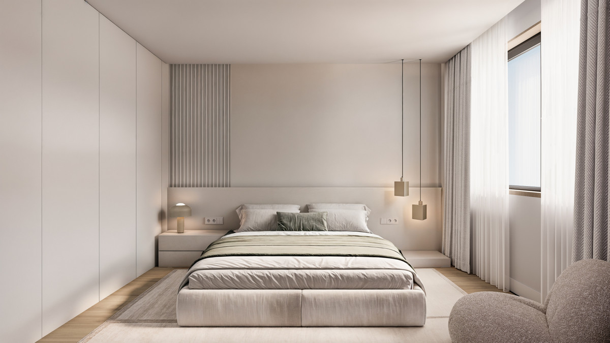 Lujo y vistas al mar en Higuerón, Fuengirola, Lujosos apartamentos 2-3 dorm. en Higuerón, Fuengirola. Vistas al mar, cerca playa y Renfe. Piscinas infinitas, spa, coworking. ¡Oportunidad única!
