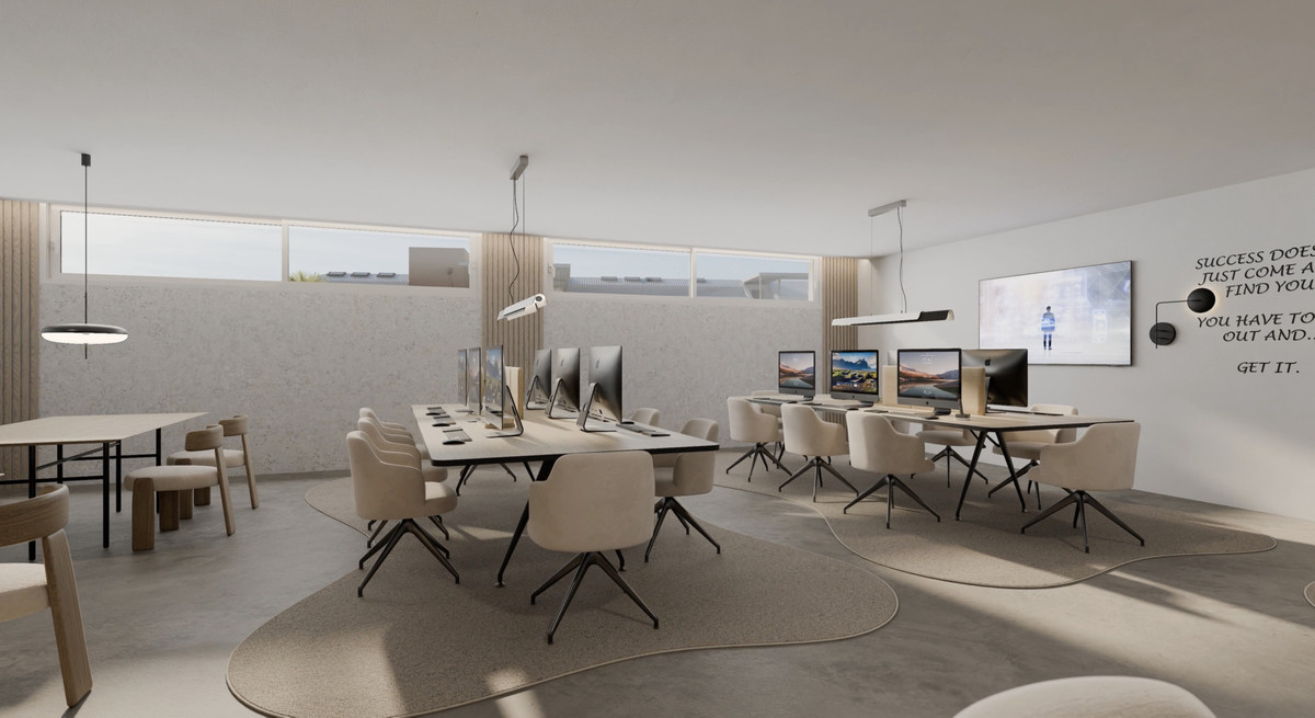 Lujo y vistas al mar en Higuerón, Fuengirola, Lujosos apartamentos 2-3 dorm. en Higuerón, Fuengirola. Vistas al mar, cerca playa y Renfe. Piscinas infinitas, spa, coworking. ¡Oportunidad única!