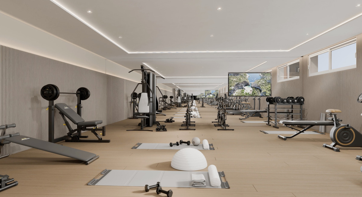 Lujo y vistas al mar en Higuerón, Fuengirola, Lujosos apartamentos 2-3 dorm. en Higuerón, Fuengirola. Vistas al mar, cerca playa y Renfe. Piscinas infinitas, spa, coworking. ¡Oportunidad única!