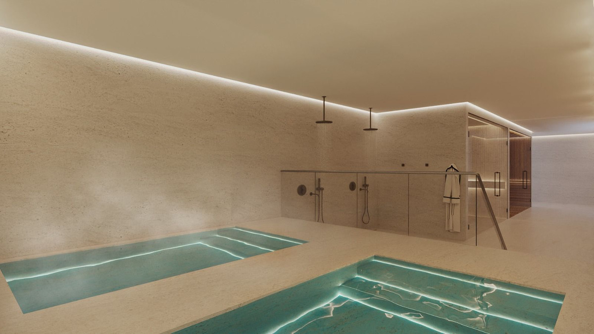 Lujo y vistas al mar en Higuerón, Fuengirola, Lujosos apartamentos 2-3 dorm. en Higuerón, Fuengirola. Vistas al mar, cerca playa y Renfe. Piscinas infinitas, spa, coworking. ¡Oportunidad única!