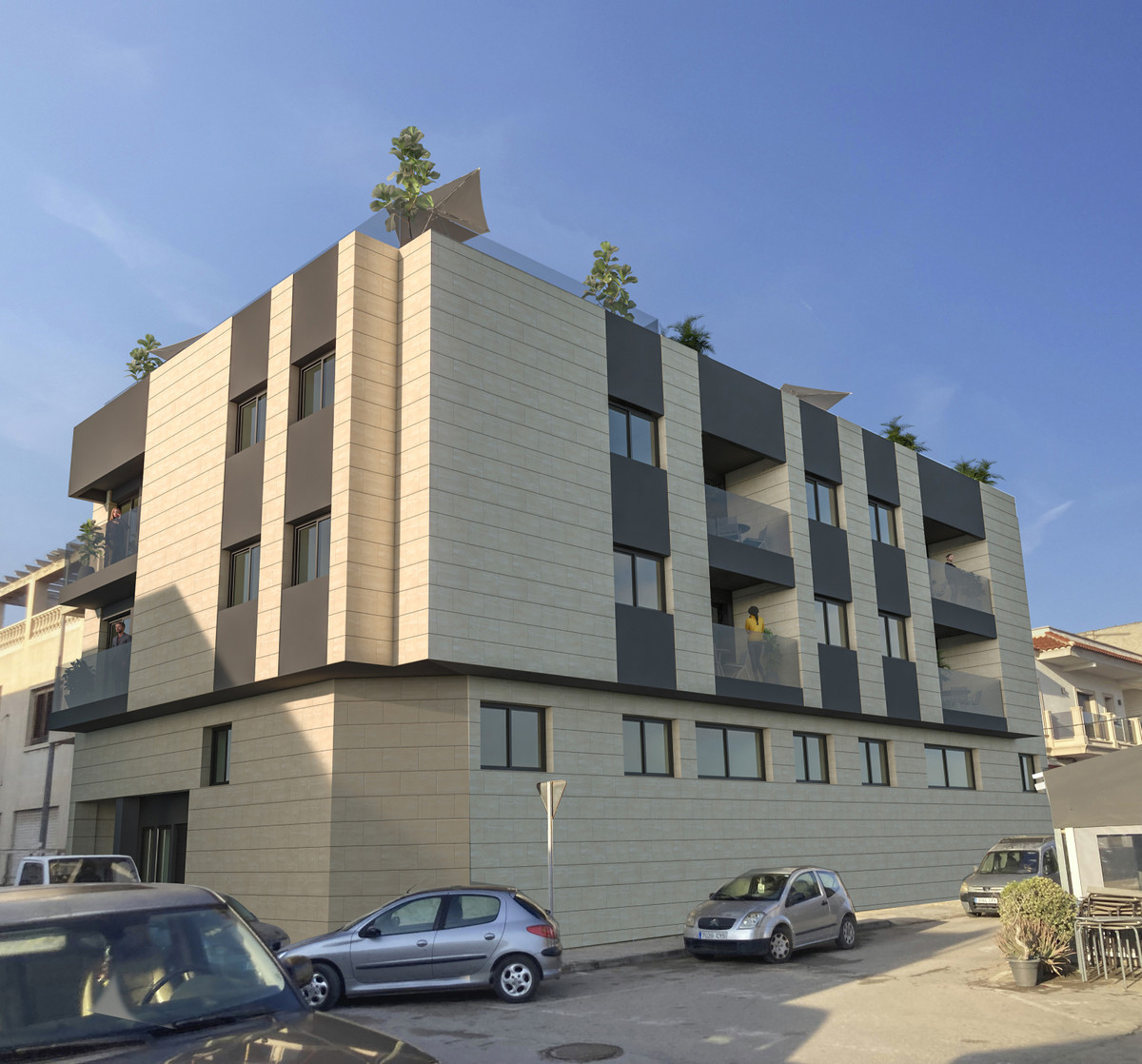Lujo mediterráneo en Catral: Su hogar ideal, Exclusivos apartamentos en Catral, Alicante. Estilo moderno, terrazas, piscina en azotea. Cerca de playas, golf y aeropuerto. ¡Vive el Mediterráneo!