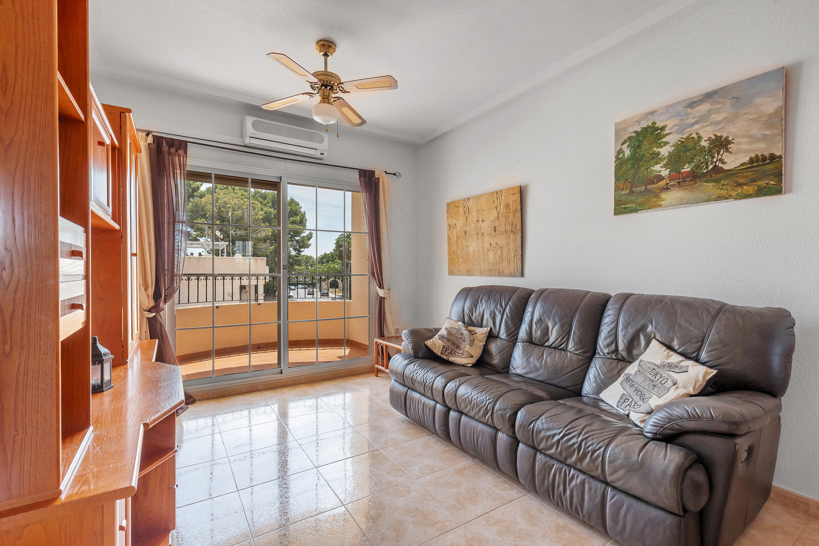 Apartamento amueblado con solarium privado