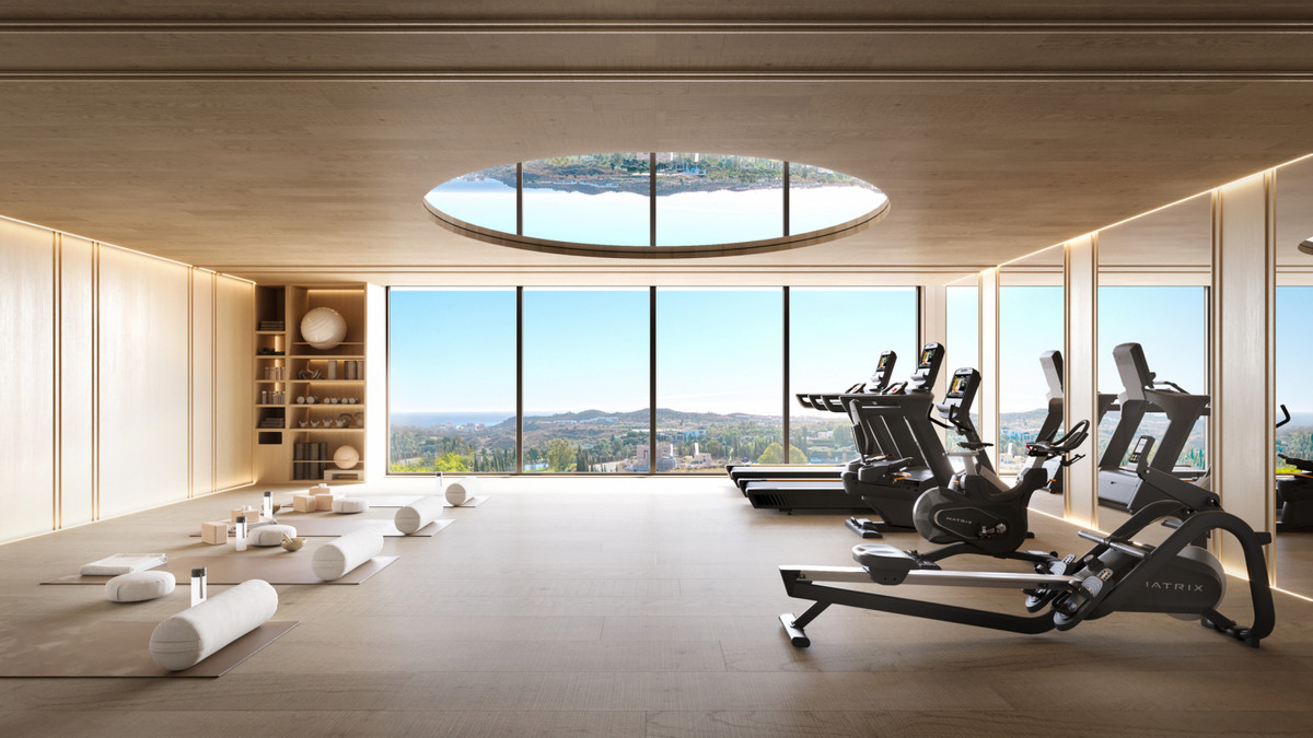 propiedad, Exclusivo residencial en Mijas, Málaga. Viviendas de 1-3 dorm. con terraza, vistas al mar/montaña. A 10 min de la playa. Jardín, piscina infinity, gimnasio. ¡Vi