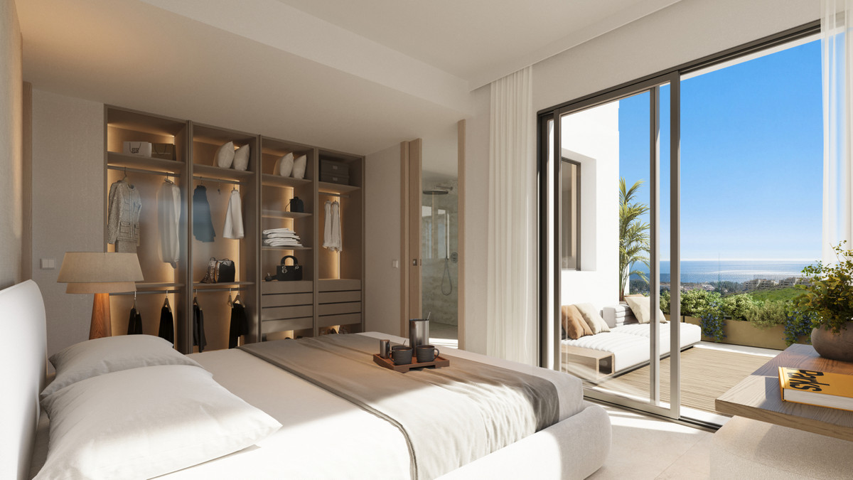 propiedad, Exclusivo residencial en Mijas, Málaga. Viviendas de 1-3 dorm. con terraza, vistas al mar/montaña. A 10 min de la playa. Jardín, piscina infinity, gimnasio. ¡Vi