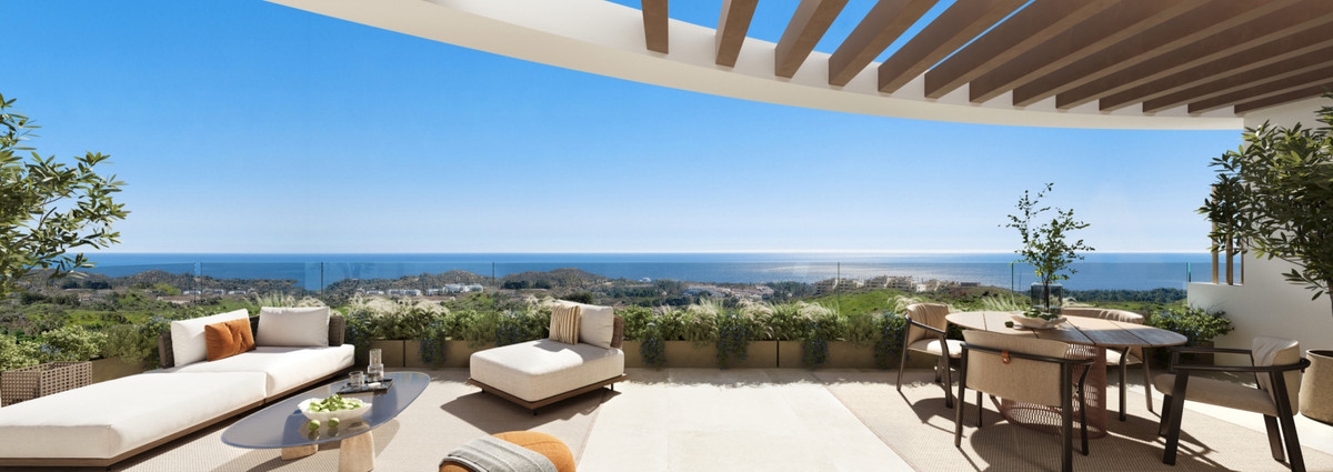 propiedad, Exclusivo residencial en Mijas, Málaga. Viviendas de 1-3 dorm. con terraza, vistas al mar/montaña. A 10 min de la playa. Jardín, piscina infinity, gimnasio. ¡Vi